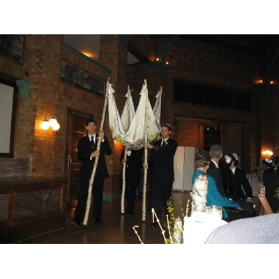 Chuppah made for Alyse Freilich and Andrew Schulkin